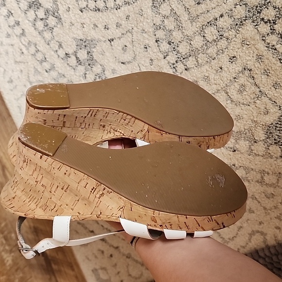 Wedge silver and cork heel - Picture 6 of 7